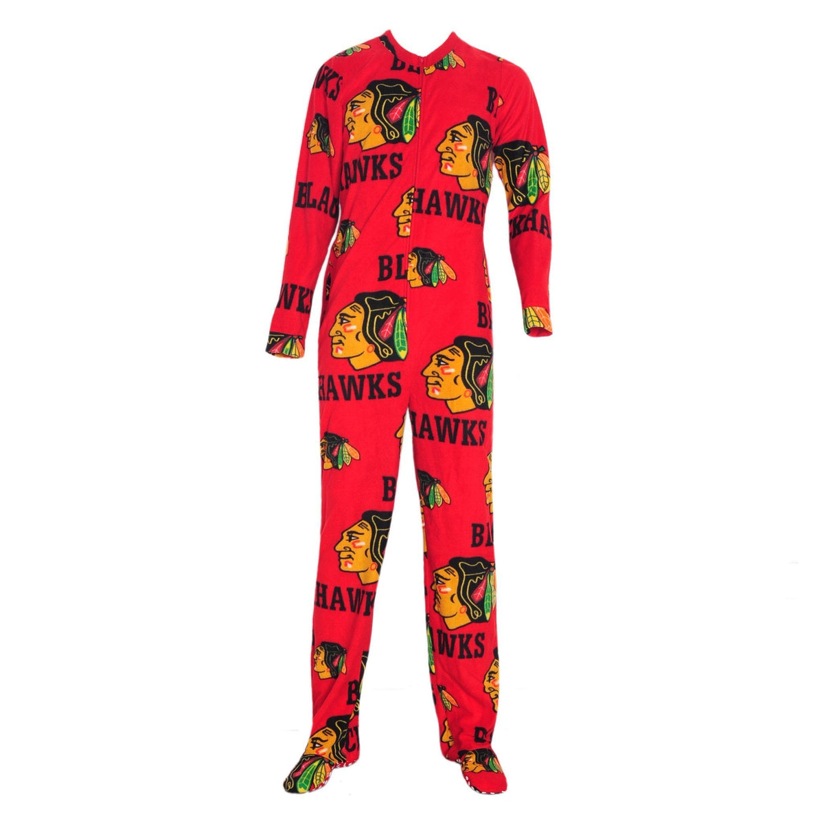 Chicago Blackhawks Ramble Micro Fleece Union Suit for Men product image 1, provided for visual reference and product detail