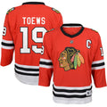 Chicago Blackhawks Outerstuff Jonathan Toews Toddler Jersey (2T-4T) product image 1, provided for visual reference and