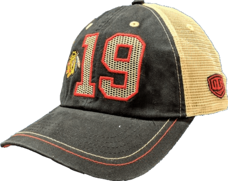 Chicago Blackhawks Jonathan Toews Trey Adjustable Meshback Old Time Hockey Hat product image 1, provided for visual