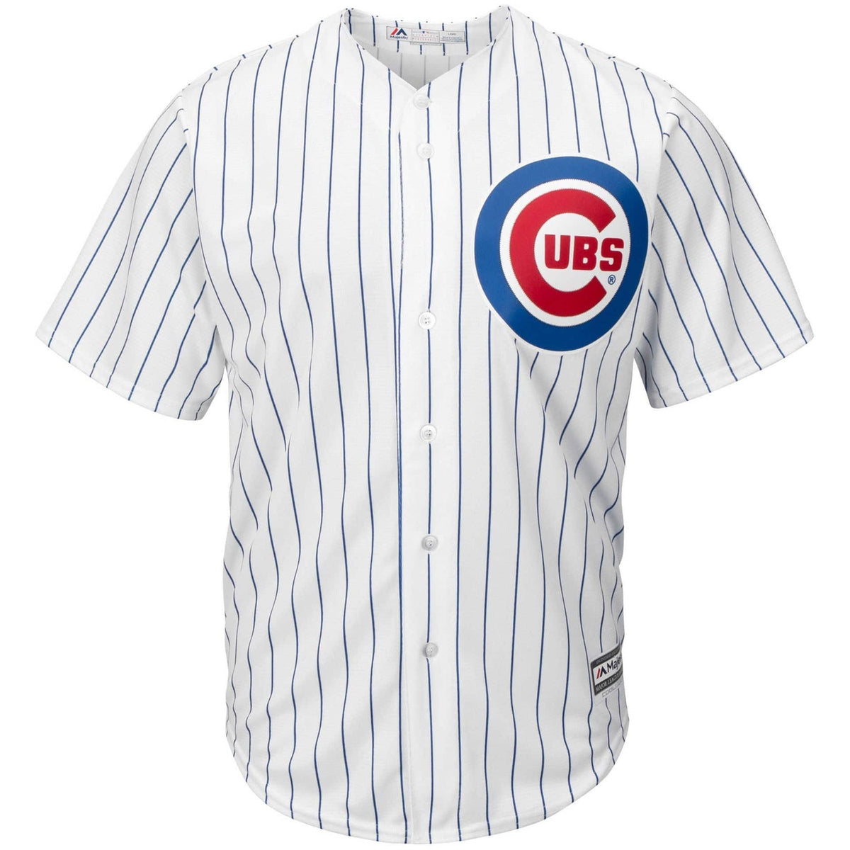 Youth Chicago Cubs Majestic White Home Cool Base Jersey product image 1, provided for visual reference and product detail