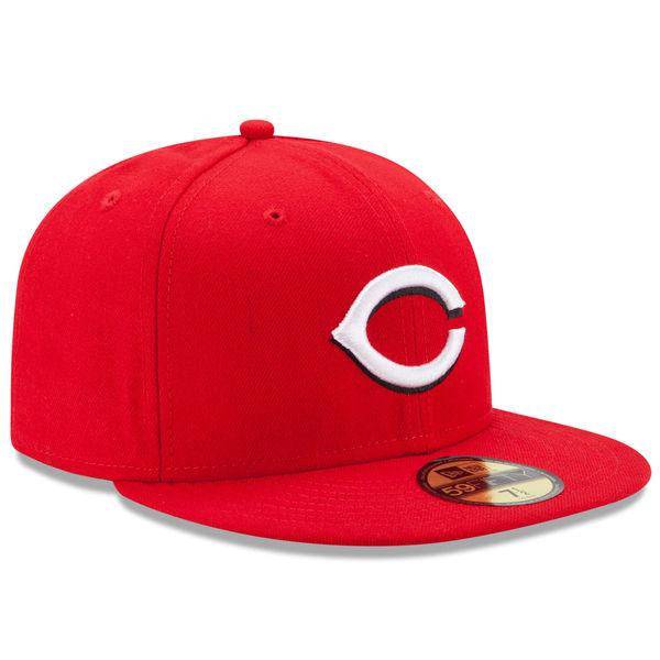 Cincinnati Reds New Era Red Home Authentic Collection On-Field 59FIFTY Fitted Hat for Men product image 3, provided for