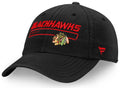 Chicago Blackhawks Fanatics Branded Black Authentic Pro Rinkside Fundamental Adjustable Hat for Men product image 1,