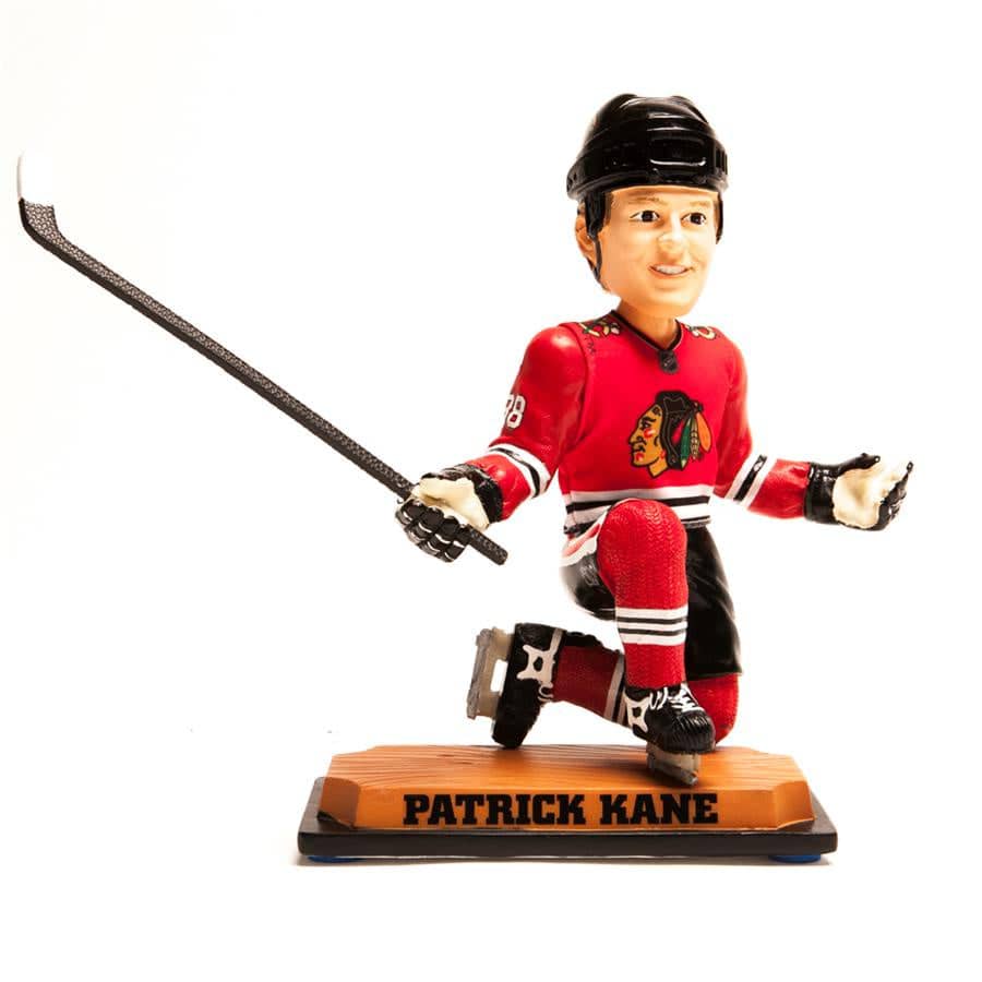 Chicago Blackhawks Patrick Kane Real Jersey Bobblehead product image 1, provided for visual reference and product detail