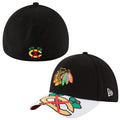 Toddler/Child New Era Chicago Blackhawks Logo Duel 39THIRTY Flex Fit Hat product image 1, provided for visual reference and
