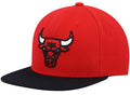 Mens Chicago Bulls Red Team 2-Tone 2.0 Snapback Hat By Mitchell And Ness product image 1, provided for visual reference and