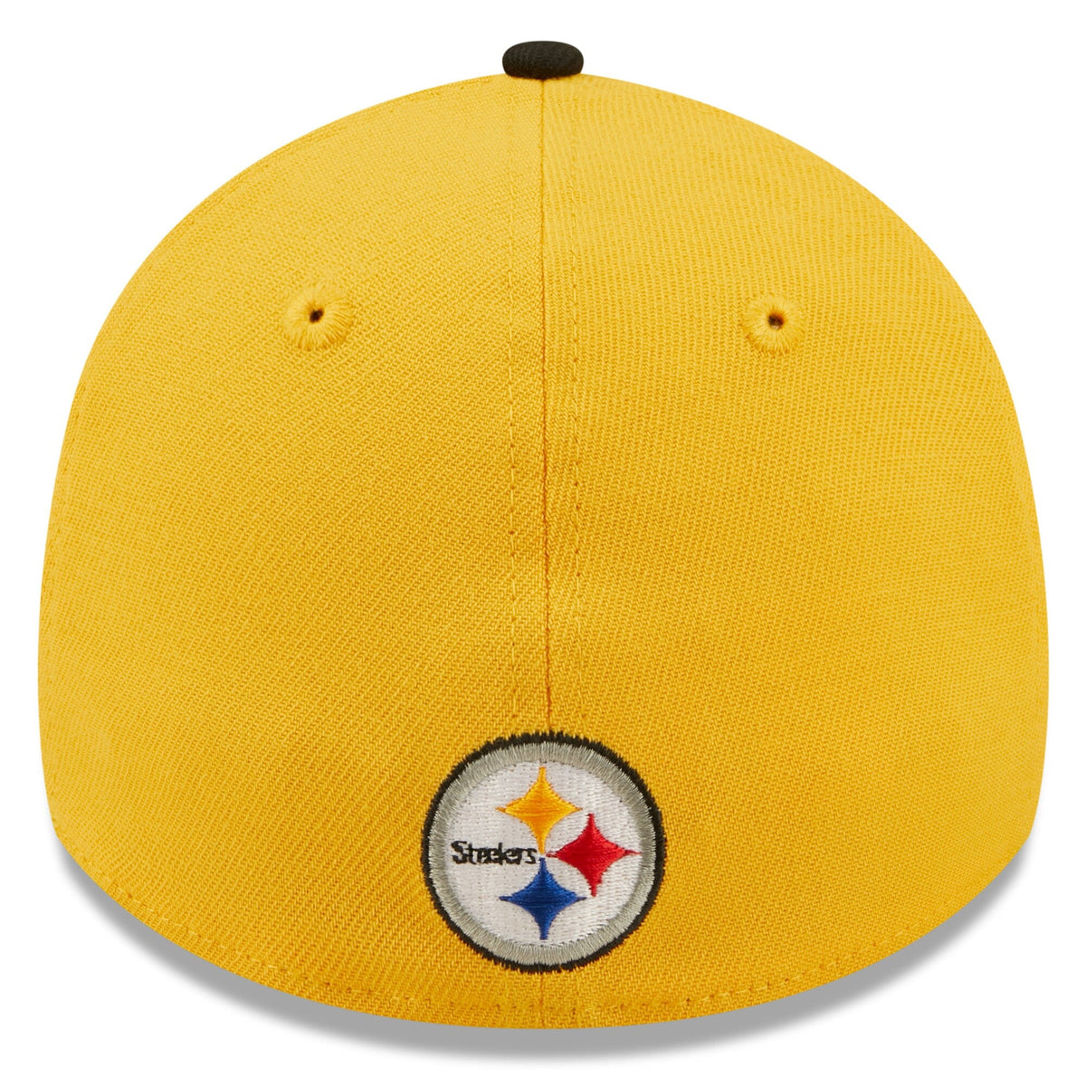 Pittsburgh Steelers New Era Gold SEC 2022 Sideline 39THIRTY Flex Hat for Men product image 4, provided for visual reference