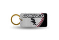 MLB Chicago White Sox Crystal View Key Ring by Rico Industries product image 1, provided for visual reference and product