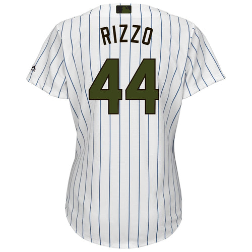 Anthony Rizzo Chicago Cubs Memorial Day Home Cool Base Jersey for Women product image 1, provided for visual reference and