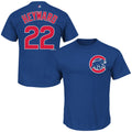 Chicago Cubs Jason Heyward Official Name & Number T-Shirt for Men product image 1, provided for visual reference and product
