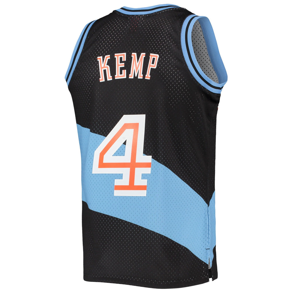 Cleveland Cavaliers Shawn Kemp Mitchell & Ness Black 1997-98 Hardwood Classics Swingman Jersey for Men product image 3,