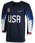 Youth USA Hockey® Nike Olympic Navy Replica Jersey product image 1, provided for visual reference and product detail review