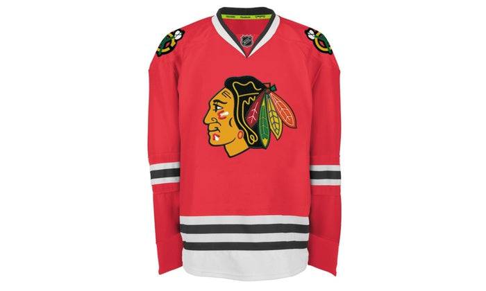 Mens Chicago Blackhawks Artemi Panarin Edge 2 Authentic Home Jersey by Reebok product image 3, provided for visual reference