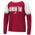 Alabama Crimson Tide Colosseum Youth Ollie Long Sleeve Raglan T-Shirt product image 1, provided for visual reference and