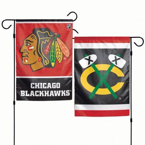 Chicago Blackhawks 2-Sided Garden Flag By Wincraft product image 1, provided for visual reference and product detail review