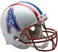 Riddell Houston Oilers 1981-96 White VSR4 Mini Helmet product image 1, provided for visual reference and product detail