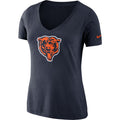 Nike Chicago Bears Historic Triblend T-Shirt for Women product image 1, provided for visual reference and product detail