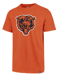 Chicago Bears Legacy Orange Thowback Club T-Shirt By ’47 Brand product image 1, provided for visual reference and product