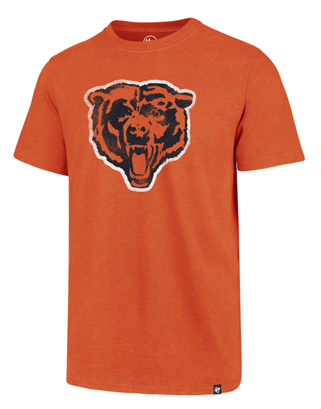 Chicago Bears Legacy Orange Thowback Club T-Shirt By ’47 Brand product image 1, provided for visual reference and product