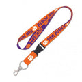 Clemson Tigers Double Sided Lanyard With Detachable Buckle By Wincraft product image 1, provided for visual reference and