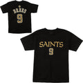 Drew Brees New Orleans Saints NFL Youth Player Number T-shirt product image 1, provided for visual reference and product