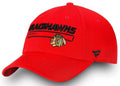 Chicago Blackhawks Fanatics Branded Red Authentic Pro Rinkside Fundamental Adjustable Hat for Men product image 1, provided
