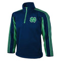 Notre Dame Fighting Irish Adidas Youth 3-Stripe 1/4 Zip Sweatshirt product image 1, provided for visual reference and