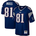 Randy Moss New England Patriots Mitchell & Ness Navy Legacy Replica Jersey for Men product image 1, provided for visual