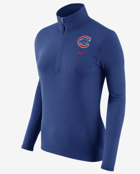 Chicago Cubs Nike Dry Element Long Sleeve Top for Women product image 1, provided for visual reference and product detail