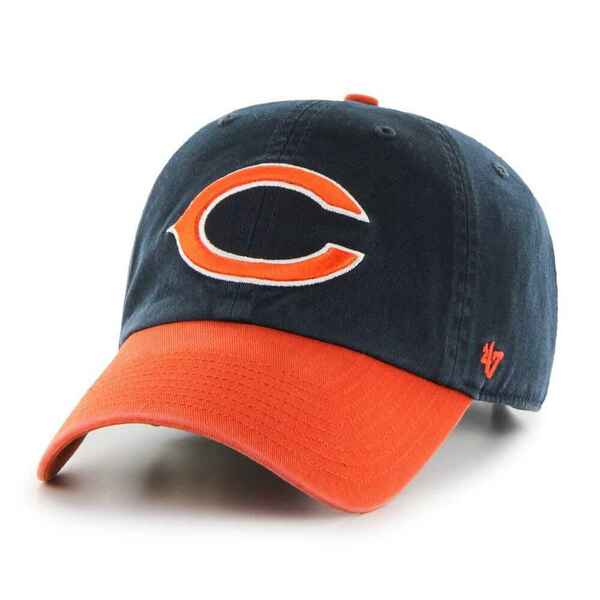 Chicago Bears 2 Tone Clean Up Primary Logo Adjustable Hat By 47 Brand product image 1, provided for visual reference and