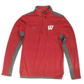 NCAA Wisconsin Badgers Red Flawless Survival 1/4 Zip Track Jacket By Under Armour product image 1, provided for visual