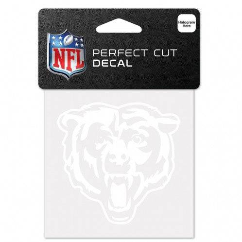 Chicago Bears 4X4" Perfect Cut Decal product image 1, provided for visual reference and product detail review