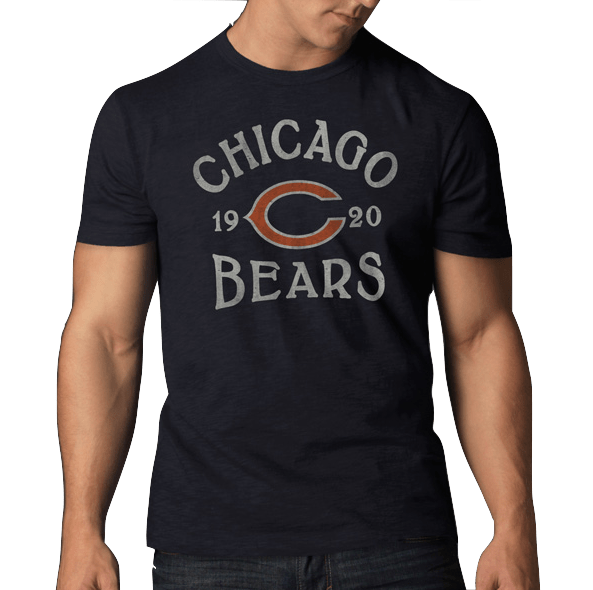 Men’s Chicago Bears Fall Navy Scrum T-Shirt By ’47 Brand product image 1, provided for visual reference and product detail