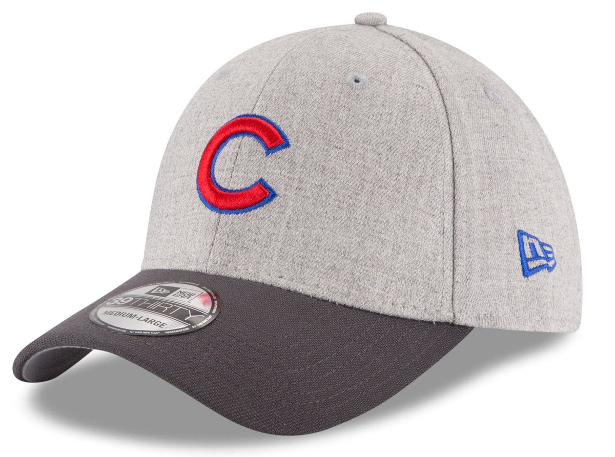 Chicago Cubs New Era Heathered Gray/Graphite Change Up Classic 39THIRTY Flex Hat for Men product image 1, provided for