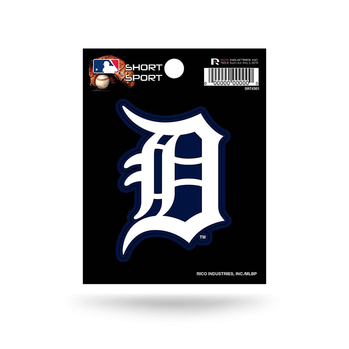 Detroit Tigers Rico MLB Short Sport Decal product image 1, provided for visual reference and product detail review
