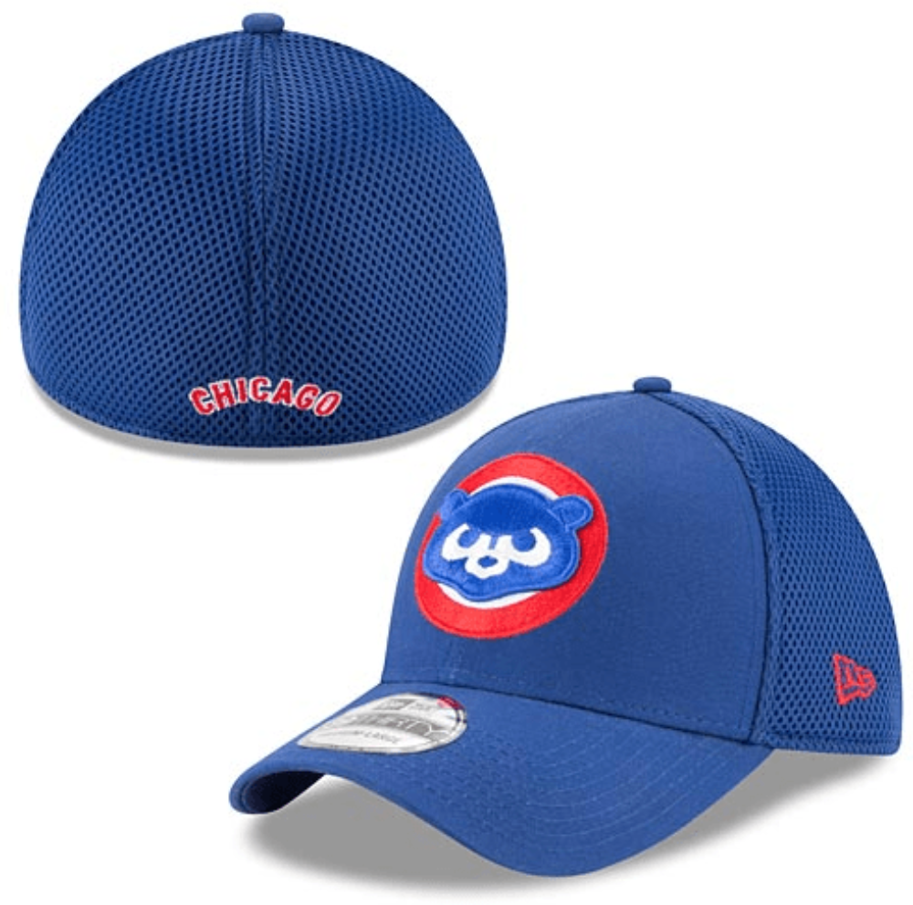 Chicago Cubs Cooperstown Collection Royal Mega Team Neo 39THIRTY Flex Fit Cap By New Era product image 1, provided for