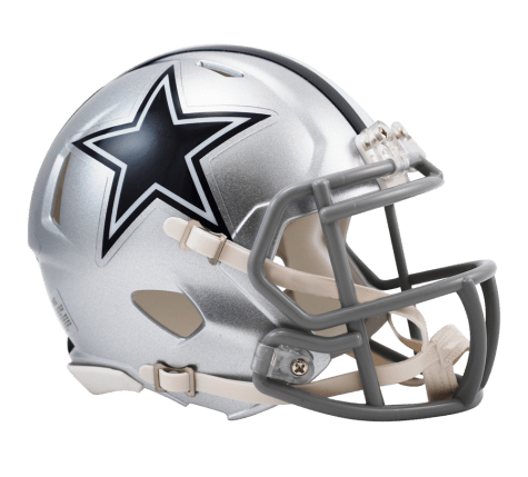 Dallas Cowboys Speed Mini Helmet product image 1, provided for visual reference and product detail review