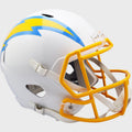 Los Angeles Chargers Full Size Speed Replica Helmet product image 1, provided for visual reference and product detail review