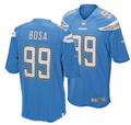 Nike Joey Bosa Los Angeles Chargers Blue Replica Game Jersey for Men product image 1, provided for visual reference and