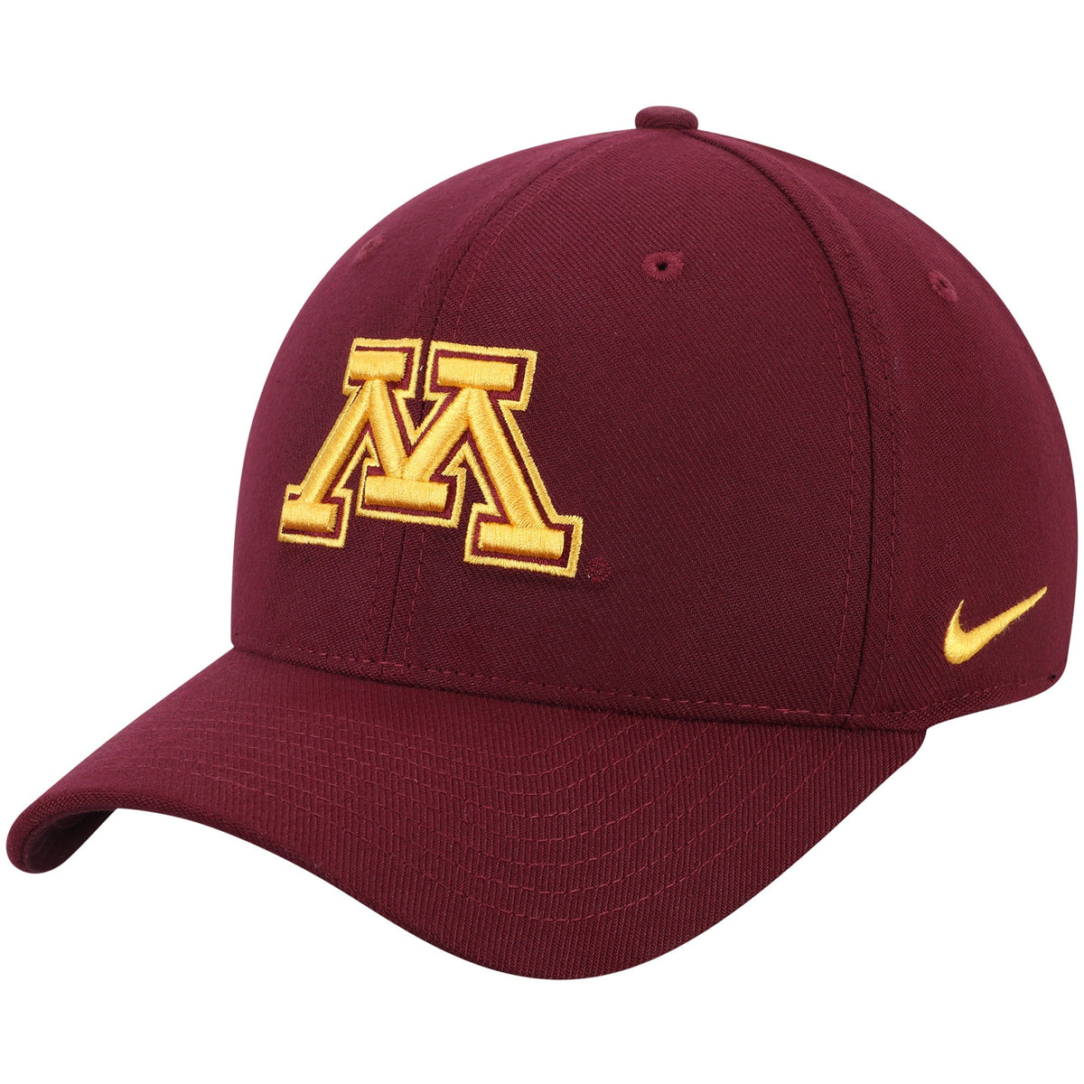 Nike Maroon Minnesota Golden Gophers Team Classic Logo 99 Swoosh Performance Flex Hat for Men product image 1, provided for