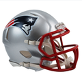 New England Patriots Speed Mini Helmet product image 1, provided for visual reference and product detail review