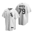 NIKE Men Jose Abreu Chicago White Sox White Home Replica Jersey product image 1, provided for visual reference and product