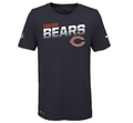 Youth Chicago Bears Nike Dri-Fit Sideline T-Shirt product image 1, provided for visual reference and product detail review