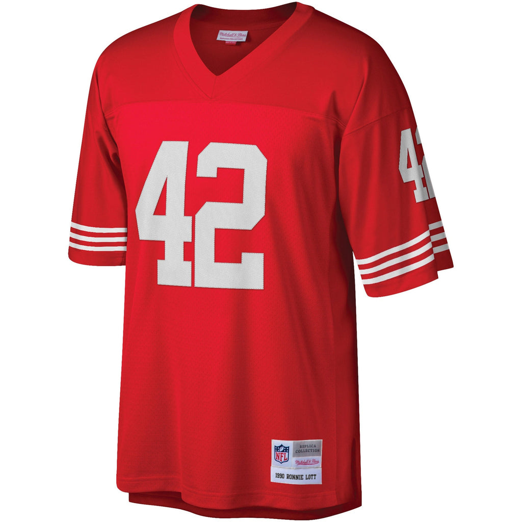 Ronnie Lott San Francisco 49ers Mitchell & Ness Legacy Replica Jersey - Scarlet product image 2, provided for visual