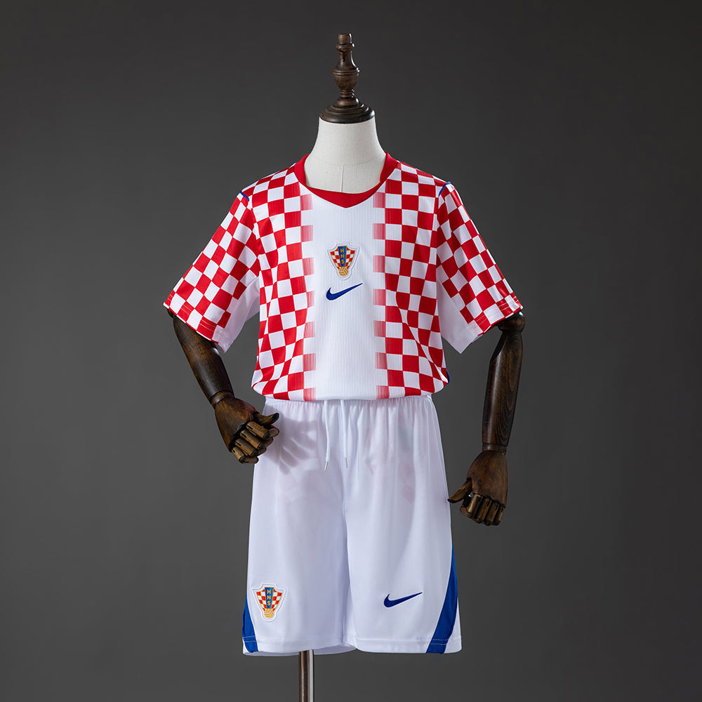 Kids Croatia Home Jersey 2026 World Cup Football Kit Soccer product image 1