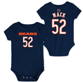 Chicago Bears Infant Navy Khalil Mack Creeper product image 1, provided for visual reference and product detail review