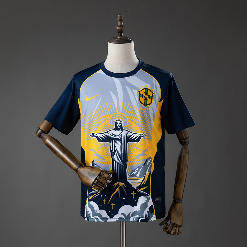 Brazil Jesus Jersey 2026 World Cup Football Kit Soccer Shirt product image 1