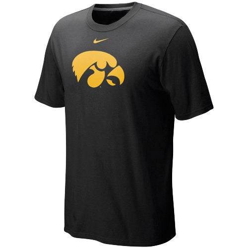 Mens NIKE NCAA Iowa Hawkeyes Classic Logo T-shirt product image 1, provided for visual reference and product detail review