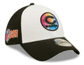 Chicago Bears New Era Crucial Catch 2022 NFL Coaches Sideline Primary Logo White/Black 39THIRTY Flex Hat for Men product