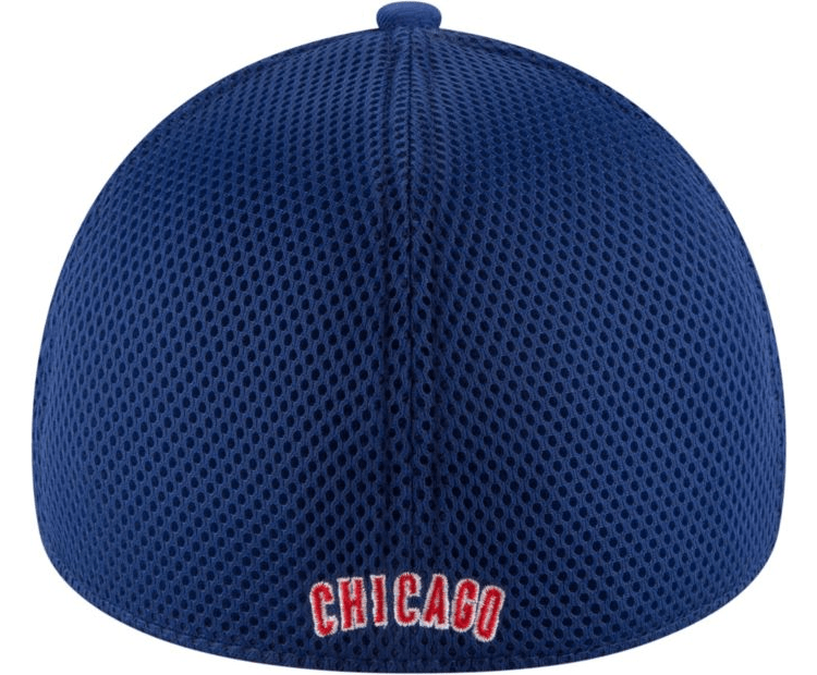 New Era Men Chicago Cubs 39Thirty Heather Gray Neo Stretch Fit Hat product image 4, provided for visual reference and