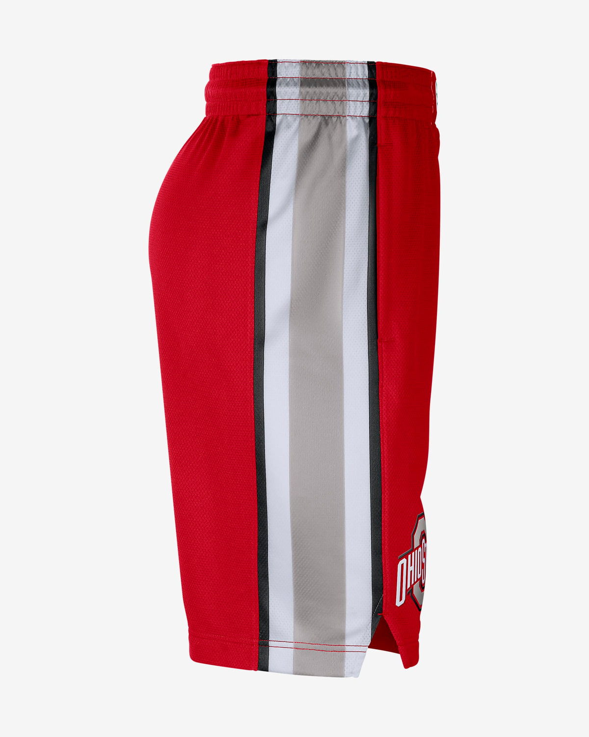 Nike NCAA Ohio State Buckeyes Red Basketball Shorts for Men product image 3, provided for visual reference and product